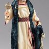 Original Heide Catalogo Gaspare Re Magio Bianco Cm 20 (7,9 Inch) Presepe Vestito Hannah Orient Statua In Legno Val Gardena Abiti In Tessuto Wooden Crucifixes