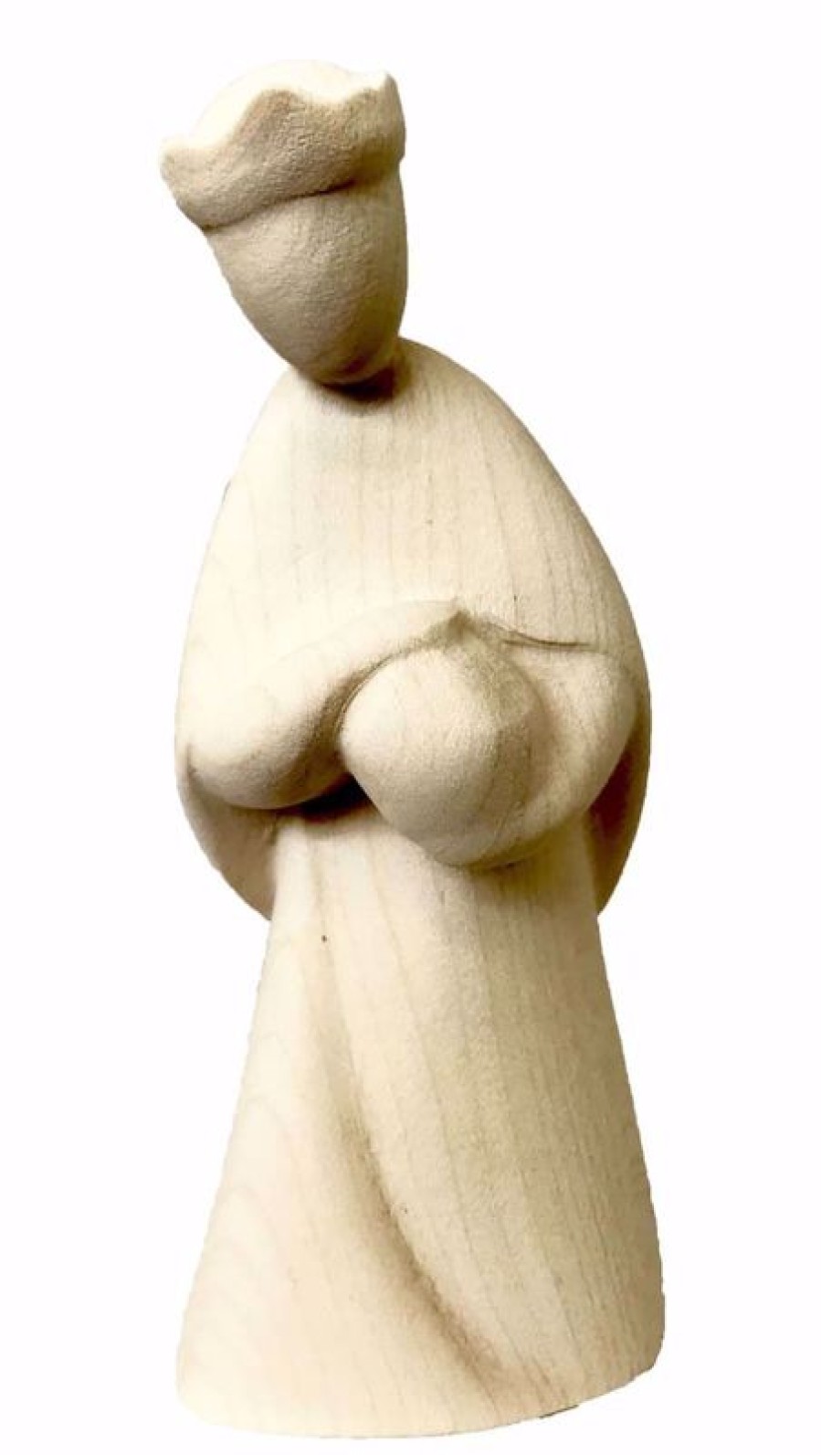 Dolfi Catalogo Melchiorre Re Magio In Ginocchio Cm 8 (3,1 Inch) Presepe Stella Stile Moderno Colore Naturale In Legno Val Gardena Blessed Virgin Mary Statues