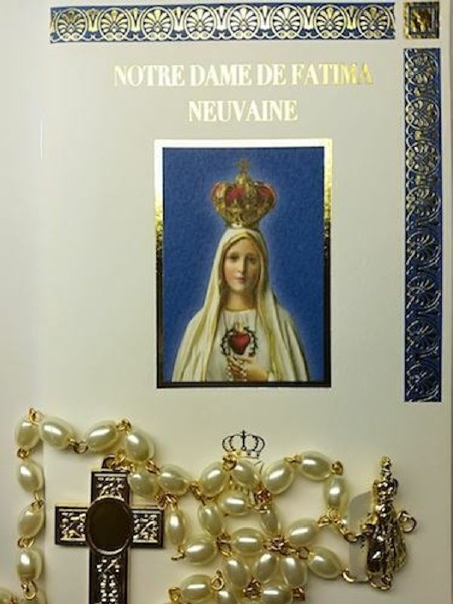 ATS Italia Editrice Notre Dame De Fatima Neuvaine Livre Et Chapelet Holy Water Fonts