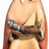 Dolfi Catalogo Baldassarre Re Magio Moro Cm 10 (3,9 Inch) Presepe Leonardo Stile Arabo Tradizionale Colori Ad Olio In Legno Val Gardena Blessed Virgin Mary Statues