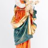 Fontanini Statue Sacre Madonna Con Bambino Cm 110 (44 Inch) Statua Fontanini In Resina Per Esterno Dipinta A Mano Aggiungi Vernice Speciale Per Uso In Esterno Religious & Catholic Medals