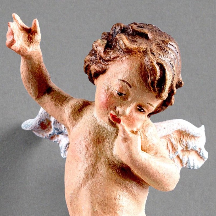 Original Heide Catalogo Putto 01 20 Cm (7,9 Inch) Presepe Contadino Rustika In Legno Con Abiti In Stoffa Standing Crosses & Crucifixes