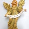 Pellegrini Catalogo Presepi Angelo Gloria Cm 16 (6,3 Inch) Presepe Pellegrini Tinto Legno Statua In Plastica Pvc Arabo Tradizionale Piccolo Per Interno Esterno Wooden Crucifixes