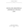 Biblioteca Apostolica Vaticana Catalogo Miscellanea Bibliothecae Apostolicae Vaticanae (Xxiii) Books In Latin & Catalog