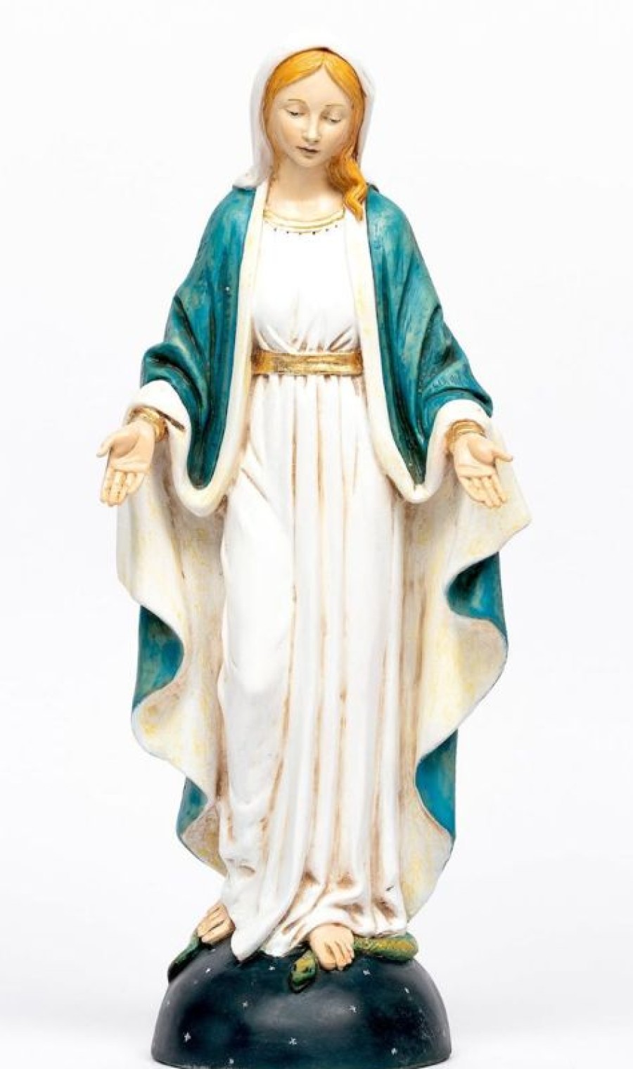 Fontanini Statue Sacre Madonna Immacolata Cm 50 (20 Inch) Statua Fontanini In Resina Per Esterno Dipinta A Mano Aggiungi Vernice Speciale Per Uso In Esterno Religious & Catholic Necklaces