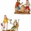 Moranduzzo Presepi Gruppo 2 Mestieri Cm 8 (3,1 Inch) Presepe Landi Moranduzzo In Pvc Stile Napoletano Wooden Crosses