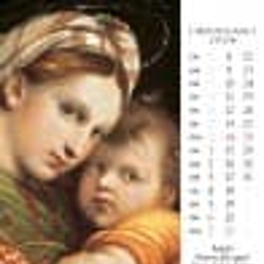 ATS Italia Editrice Raffaello Calendario Da Tavolo 2024 Cm 8X8 Collectible Nativity Sets & 38 Sizes