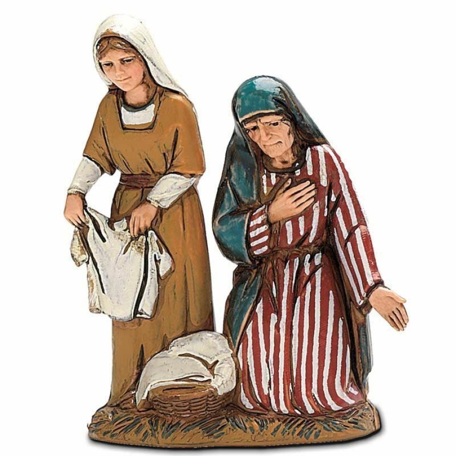 Moranduzzo Presepi Lavandaie Cm 10 (3,9 Inch) Presepe Landi Moranduzzo In Pvc Stile Arabo Wall Crucifixes