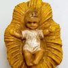 Pellegrini Catalogo Presepi Gesu Bambino In Culla Cm 4 (1,6 Inch) Presepe Pellegrini Tinto Legno Statua In Plastica Pvc Arabo Tradizionale Piccolo Per Interno Esterno Angels Statues