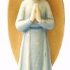 Dolfi Catalogo Angelo Gloria Cm 16 (6,3 Inch) Presepe Leonardo Stile Arabo Tradizionale Colori Ad Olio In Legno Val Gardena Blessed Virgin Mary Statues