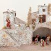 Diorami e Presepi Presepe Completo Con Capanna E 16 Statuine In Stile Popolare 8 Cm Collectible Nativity Sets & 38 Sizes