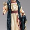 Original Heide Catalogo Gaspare Re Magio Bianco Cm 14 (5,5 Inch) Presepe Vestito Hannah Orient Statua In Legno Val Gardena Abiti In Tessuto Wooden Crucifixes